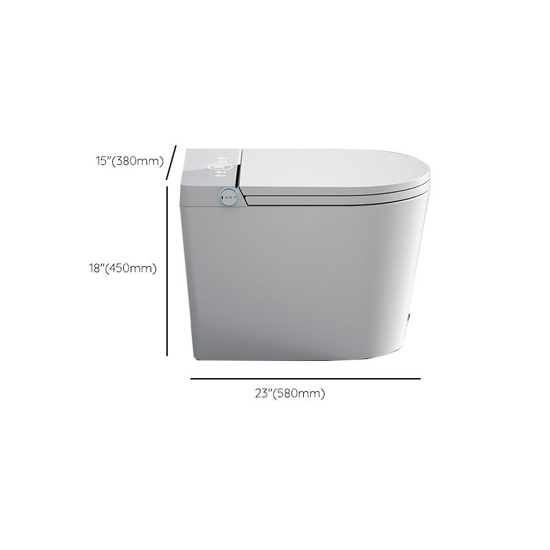 Ceramic Temperature Control White Elongated Contemporary Floor Standing Bidet Clearhalo 'Bathroom Remodel & Bathroom Fixtures' 'Bidets' 'Home Improvement' 'home_improvement' 'home_improvement_bidets' 'Toilets & Bidets' 1200x1200_18e746f8-7f9a-40e0-b9e1-577ea6a36103