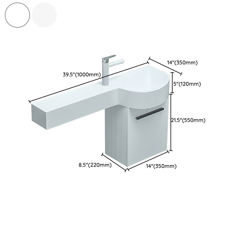 Contemporary Bathroom Sink with Pop-Up Drain Porcelain Wall Mount Bathroom Sink Only Clearhalo 'Bathroom Remodel & Bathroom Fixtures' 'Bathroom Sinks & Faucet Components' 'Bathroom Sinks' 'bathroom_sink' 'Home Improvement' 'home_improvement' 'home_improvement_bathroom_sink' 1200x1200_19193c92-5a52-469d-83c5-f65dfcaf8163