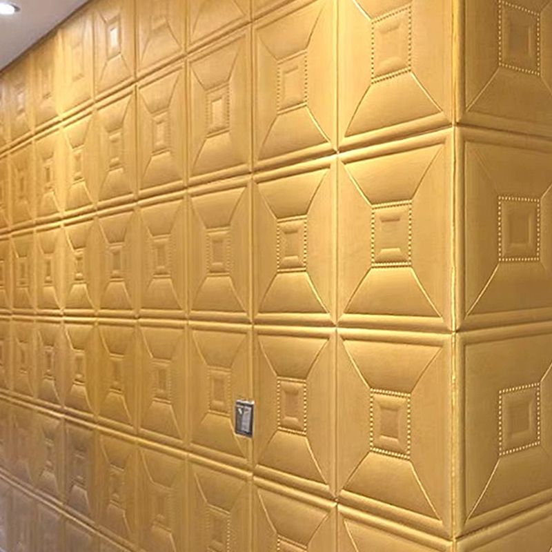 Glam Peel and Stick Wall Paneling in Foam with 3D Embossed Panel Clearhalo 'Flooring 'Home Improvement' 'home_improvement' 'home_improvement_wall_paneling' 'Wall Paneling' 'wall_paneling' 'Walls & Ceilings' Walls and Ceiling' 1200x1200_195fd14e-3aa5-4295-b462-291f17a00476