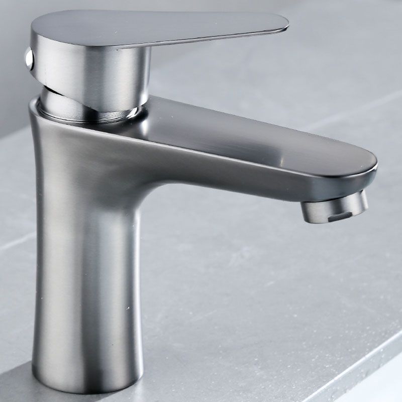 Contemporary Stainless Steel Vessel Faucet Lever Handles Low Arc Vessel Faucet Clearhalo 'Bathroom Remodel & Bathroom Fixtures' 'Bathroom Sink Faucets' 'Bathroom Sinks & Faucet Components' 'bathroom_sink_faucets' 'Home Improvement' 'home_improvement' 'home_improvement_bathroom_sink_faucets' 1200x1200_196e63d0-0f18-4a38-bbd1-9f236886ea68