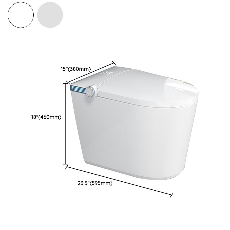 Floor Standing Bidet Elongated Ceramic with Heated Seat Foot Sensor Clearhalo 'Bathroom Remodel & Bathroom Fixtures' 'Bidets' 'Home Improvement' 'home_improvement' 'home_improvement_bidets' 'Toilets & Bidets' 1200x1200_1996f86a-98f9-4f8c-921f-e19940b33a18