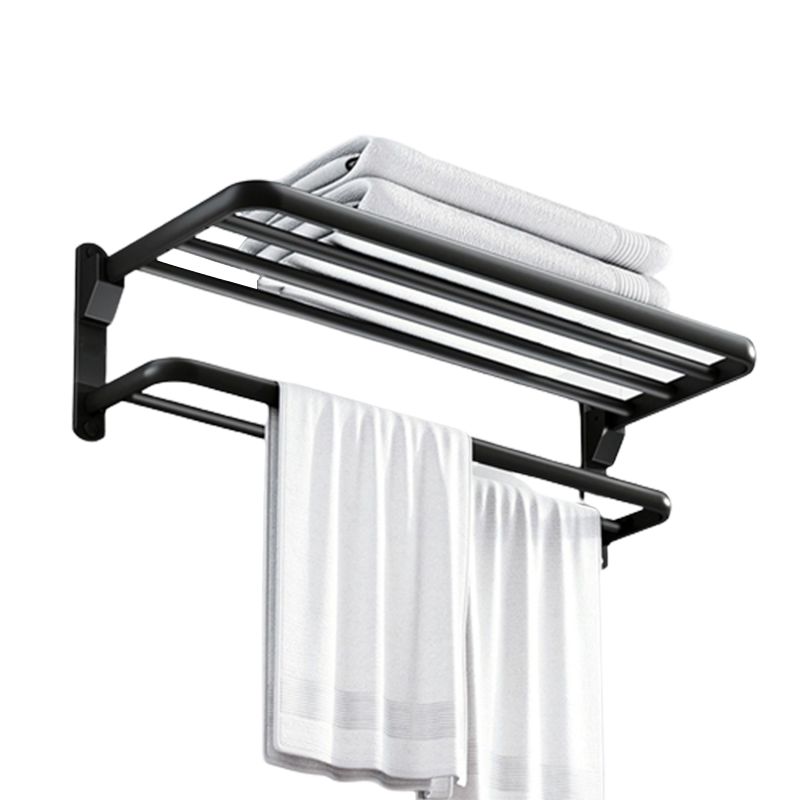 Aluminum Modern 7-Piece Bathroom Accessory Set Black Bathroom Hardware Clearhalo 'Bathroom Hardware Sets' 'Bathroom Hardware' 'Bathroom Remodel & Bathroom Fixtures' 'bathroom_hardware_sets' 'Home Improvement' 'home_improvement' 'home_improvement_bathroom_hardware_sets' 1200x1200_19ccd242-34a8-4487-bbc4-c37af7c753e9