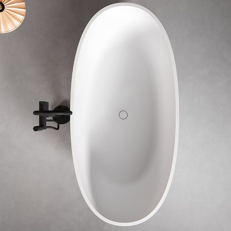 Antique Finish Oval Soaking Bathtub Stand Alone Modern Bath Tub Clearhalo 'Bathroom Remodel & Bathroom Fixtures' 'Bathtubs' 'Home Improvement' 'home_improvement' 'home_improvement_bathtubs' 'Showers & Bathtubs' 1200x1200_19d7824c-77d3-486f-b26b-b0c8b4a0c730