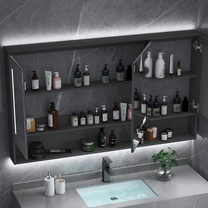 Modern Bathroom Vanity Set Granite Top Standalone Cabinet or Shelving Included Clearhalo 'Bathroom Remodel & Bathroom Fixtures' 'Bathroom Vanities' 'bathroom_vanities' 'Home Improvement' 'home_improvement' 'home_improvement_bathroom_vanities' 1200x1200_19d7f5a4-ffb0-49d1-aaaa-d3f085c3008a