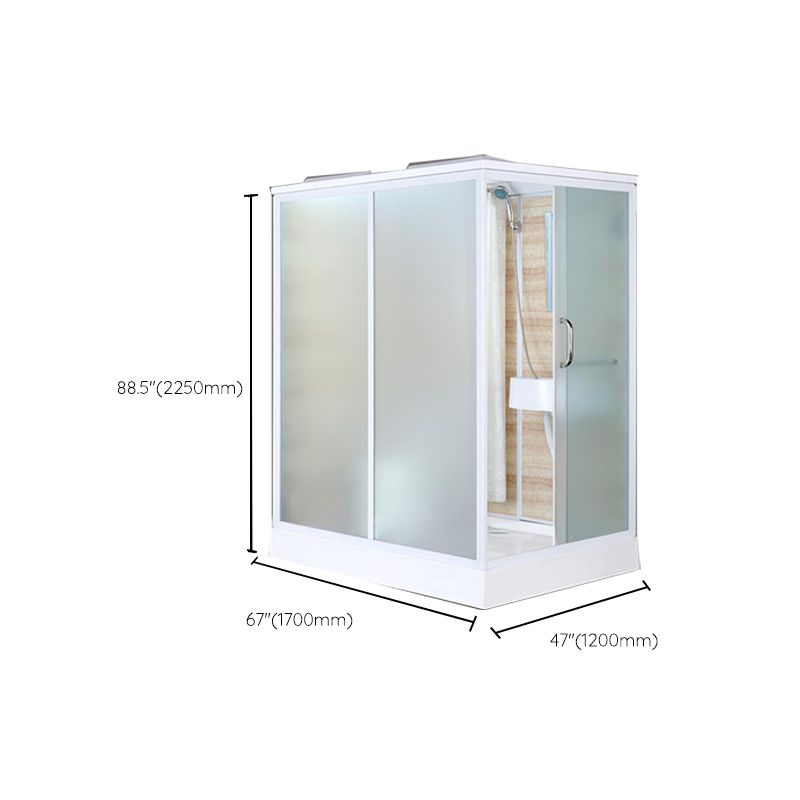 Modern Framed Shower Stall Clear Tempered Shower Stall for Bathroom Clearhalo 'Bathroom Remodel & Bathroom Fixtures' 'Home Improvement' 'home_improvement' 'home_improvement_shower_stalls_enclosures' 'Shower Stalls & Enclosures' 'shower_stalls_enclosures' 'Showers & Bathtubs' 1200x1200_1a01b563-d537-4d4f-a3b4-37f2d288f50c