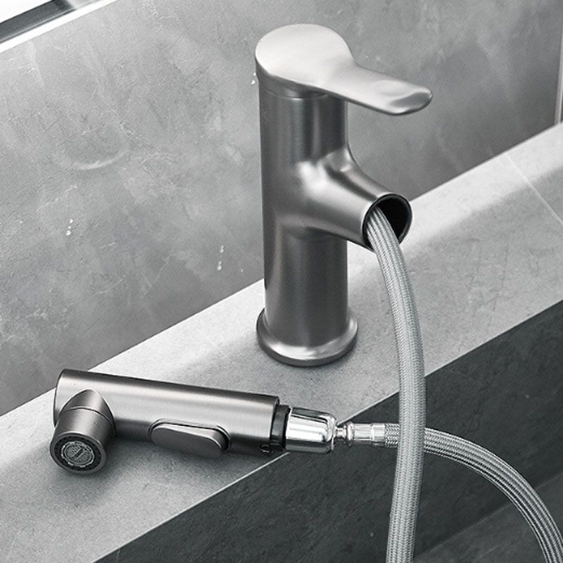 Modern Vessel Faucet Brass Single Handle Low Arc Vessel Faucet for Home Clearhalo 'bathroom_sink_faucets' 'Conjunta de Baño y Conjunta de Grifo' 'Coronamiento de Baño y Dispositivo de Baño' 'Grifo del lavabo del baño' 'Hogar' 'home_improvement' 'home_improvement_bathroom_sink_faucets' 'Mejoras para el hogar' 1200x1200_1a336ed2-a428-4612-91ce-d1290f633f4a