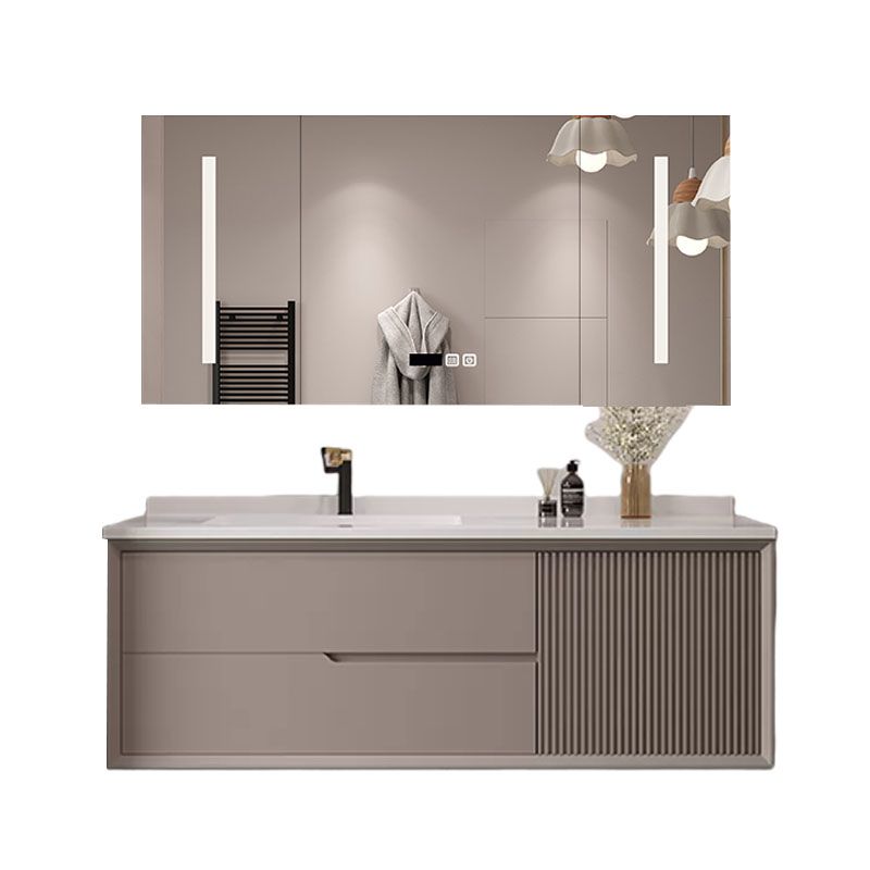 Mirror Included Wall Mount Bathroom Sink Vanity with Sink Faucet Clearhalo 'Bathroom Remodel & Bathroom Fixtures' 'Bathroom Vanities' 'bathroom_vanities' 'Home Improvement' 'home_improvement' 'home_improvement_bathroom_vanities' 1200x1200_1a93a2ac-f6b5-48d3-852e-d5351810e671