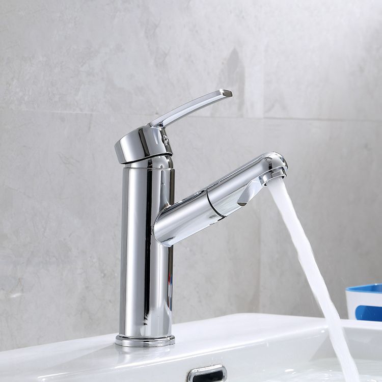 Contemporary Style Faucet Single Handle Vessel Sink Bathroom Faucet Clearhalo 'Bathroom Remodel & Bathroom Fixtures' 'Bathroom Sink Faucets' 'Bathroom Sinks & Faucet Components' 'bathroom_sink_faucets' 'Home Improvement' 'home_improvement' 'home_improvement_bathroom_sink_faucets' 1200x1200_1aa86d65-b972-4ea6-8bd0-d5f611b37611