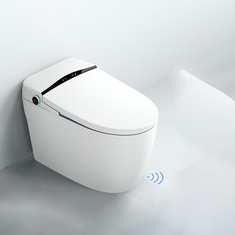 White Elongated Floor Mount Bidet Stain Resistant Floor Standing Bidet with Heated Seat Clearhalo 'Bathroom Remodel & Bathroom Fixtures' 'Bidets' 'Home Improvement' 'home_improvement' 'home_improvement_bidets' 'Toilets & Bidets' 1200x1200_1abdabb9-a818-4488-91b0-8ebcf34ecc5b