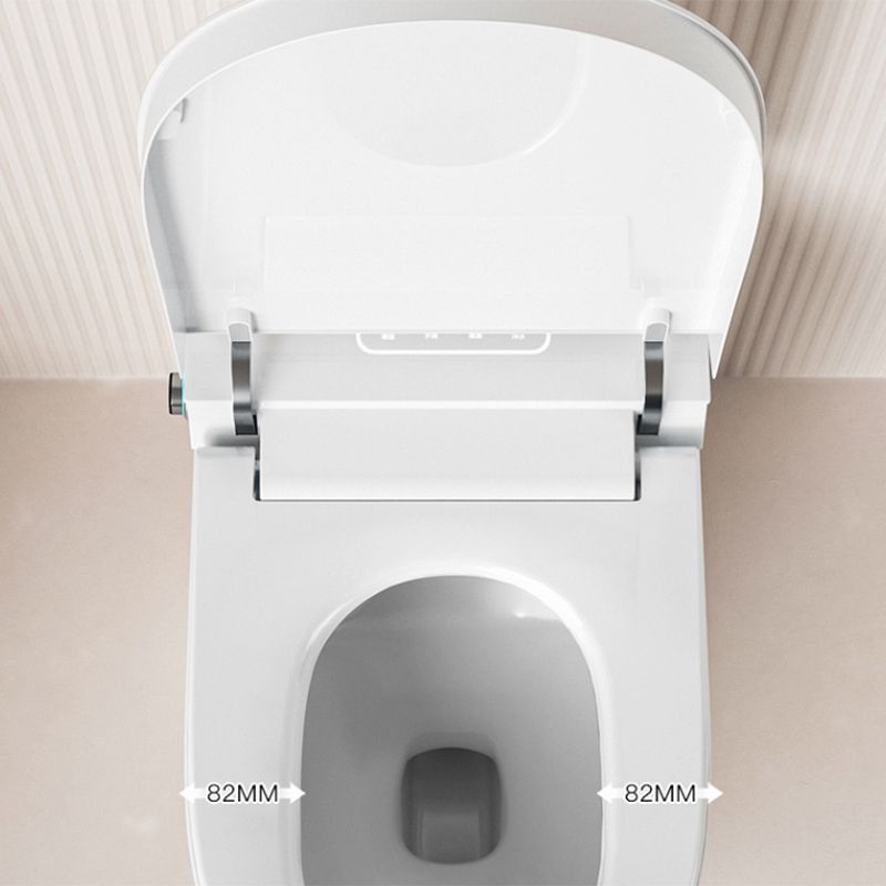 Ceramic Contemporary Elongated White Foot Sensor with Unlimited Warm Water Floor Standing Bidet Clearhalo 'Bathroom Remodel & Bathroom Fixtures' 'Bidets' 'Home Improvement' 'home_improvement' 'home_improvement_bidets' 'Toilets & Bidets' 1200x1200_1ae80eaf-a8d1-4f9a-956d-8c24620557c4