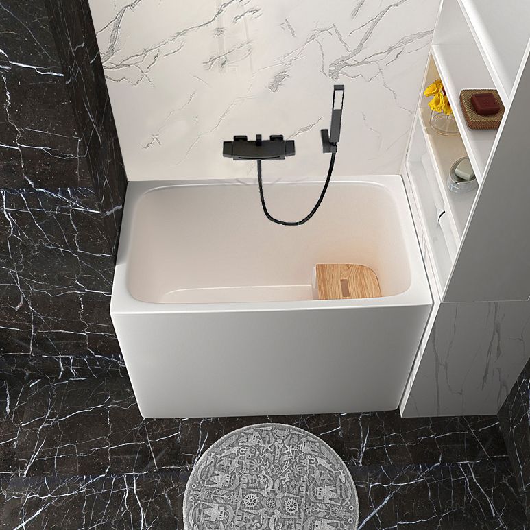 Modern Rectangle Acrylic Bathtub Freestanding Bathtub with Drain Bath Tub(without Plank) Clearhalo 'Bathroom Remodel & Bathroom Fixtures' 'Bathtubs' 'Home Improvement' 'home_improvement' 'home_improvement_bathtubs' 'Showers & Bathtubs' 1200x1200_1b32bf42-faf2-46ba-b166-d4bc3dacce3e