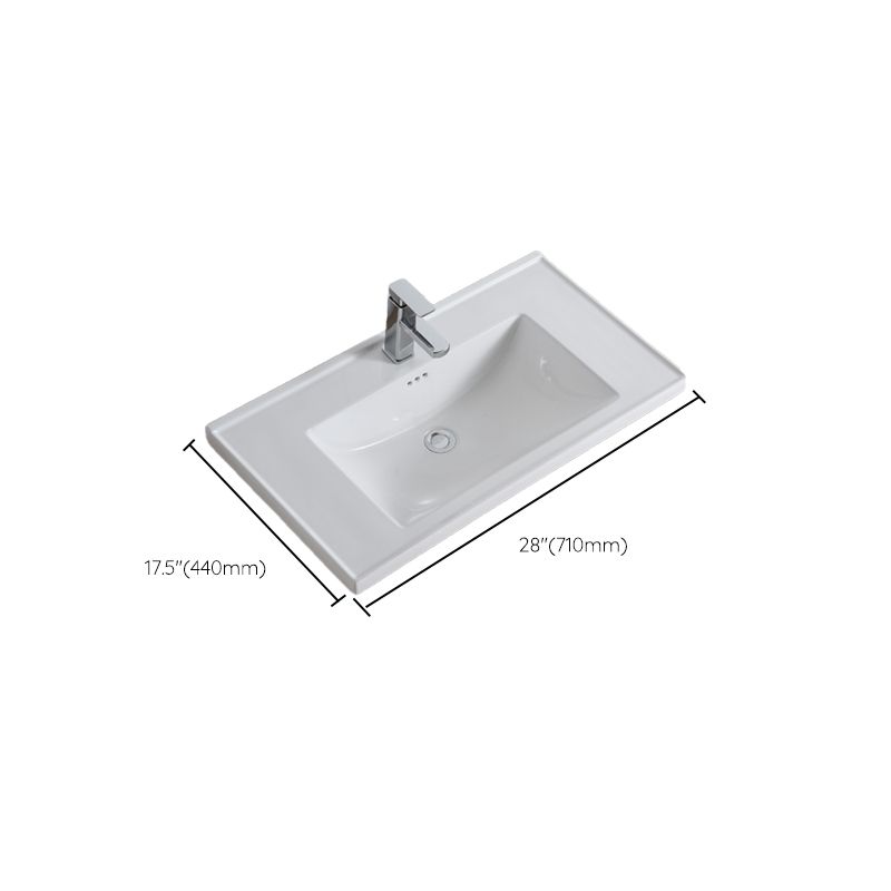 Modern Bathroom Sink Porcelain Rectangular Drop-in Bathroom Sink with Pop-Up Drain Clearhalo 'Bathroom Remodel & Bathroom Fixtures' 'Bathroom Sinks & Faucet Components' 'Bathroom Sinks' 'bathroom_sink' 'Home Improvement' 'home_improvement' 'home_improvement_bathroom_sink' 1200x1200_1b67f44e-697e-457a-b4c5-a2b73c79a77d