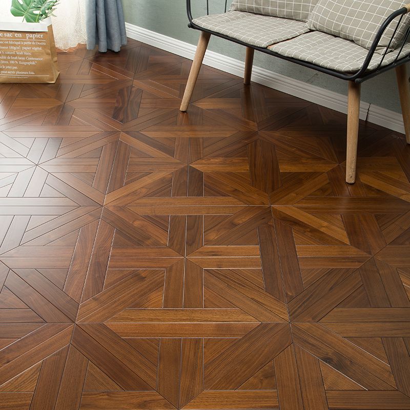 Indoor Laminate Floor Teak Wooden Medium Geometric Waterproof Laminate Floor Clearhalo 'Flooring 'Home Improvement' 'home_improvement' 'home_improvement_laminate_flooring' 'Laminate Flooring' 'laminate_flooring' Walls and Ceiling' 1200x1200_1b89c401-f5cc-4d20-99ef-e22a4db63314