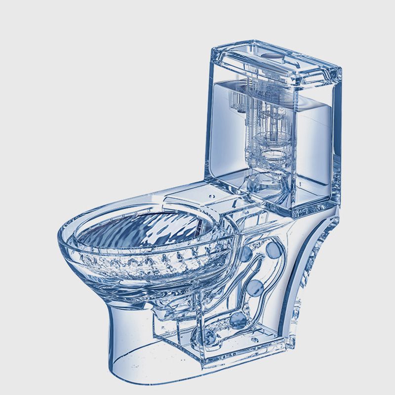 Modern White One Piece Flush Toilet Floor Mounted Toilet Bowl for Bathroom Clearhalo 'Bathroom Remodel & Bathroom Fixtures' 'Home Improvement' 'home_improvement' 'home_improvement_toilets' 'Toilets & Bidets' 'Toilets' 1200x1200_1c706952-f4c0-4b6c-a5c7-b1e012349f94