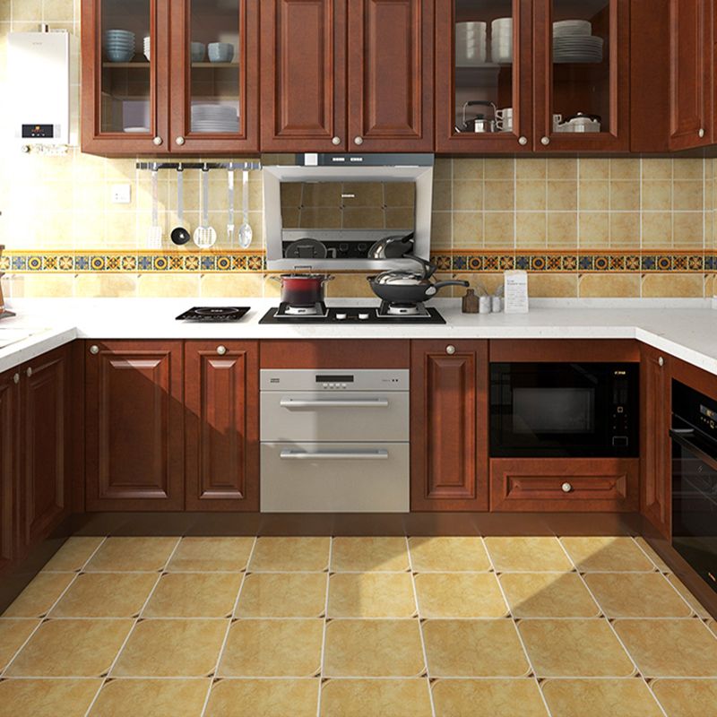 Square Ceramic Matte Straight Edge Singular Tile Vintage Bathroom Floor Clearhalo 'Floor Tiles & Wall Tiles' 'floor_tiles_wall_tiles' 'Flooring 'Home Improvement' 'home_improvement' 'home_improvement_floor_tiles_wall_tiles' Walls and Ceiling' 1200x1200_1c7fb7eb-854f-4e7a-aa07-dff2ee9a1839