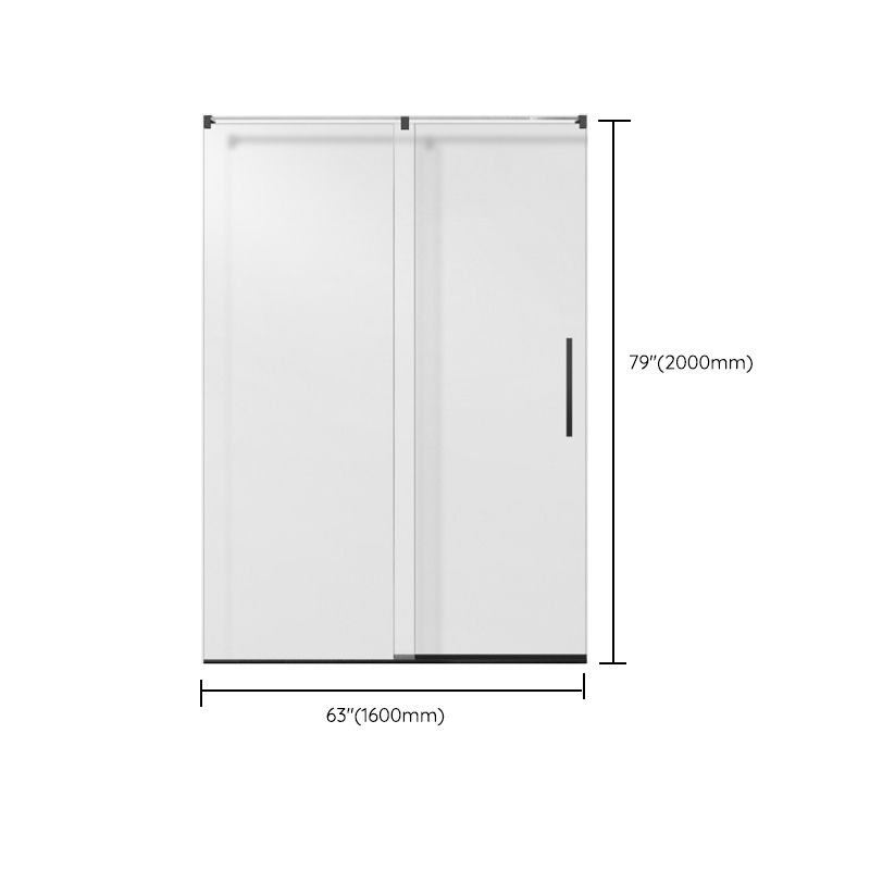 Transparent Scratch Resistant Shower Doors Hinged Shower Bath Door Clearhalo 'Bathroom Remodel & Bathroom Fixtures' 'Home Improvement' 'home_improvement' 'home_improvement_shower_tub_doors' 'Shower and Tub Doors' 'shower_tub_doors' 'Showers & Bathtubs' 1200x1200_1cf10f2e-7f38-4760-84d6-986edb2d26c3