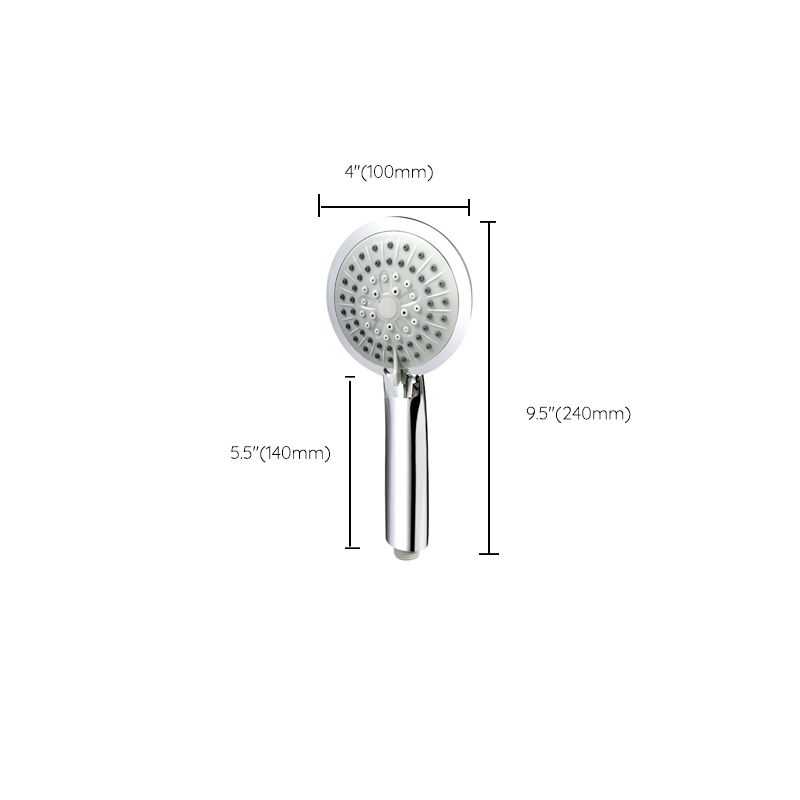 Contemporary Handheld Shower Head Adjustable Spray Pattern Silver Shower Head Clearhalo 'Bathroom Remodel & Bathroom Fixtures' 'Home Improvement' 'home_improvement' 'home_improvement_shower_heads' 'Shower Heads' 'shower_heads' 'Showers & Bathtubs Plumbing' 'Showers & Bathtubs' 1200x1200_1d5c8367-b9a1-4d6b-9d7b-9d888d540982