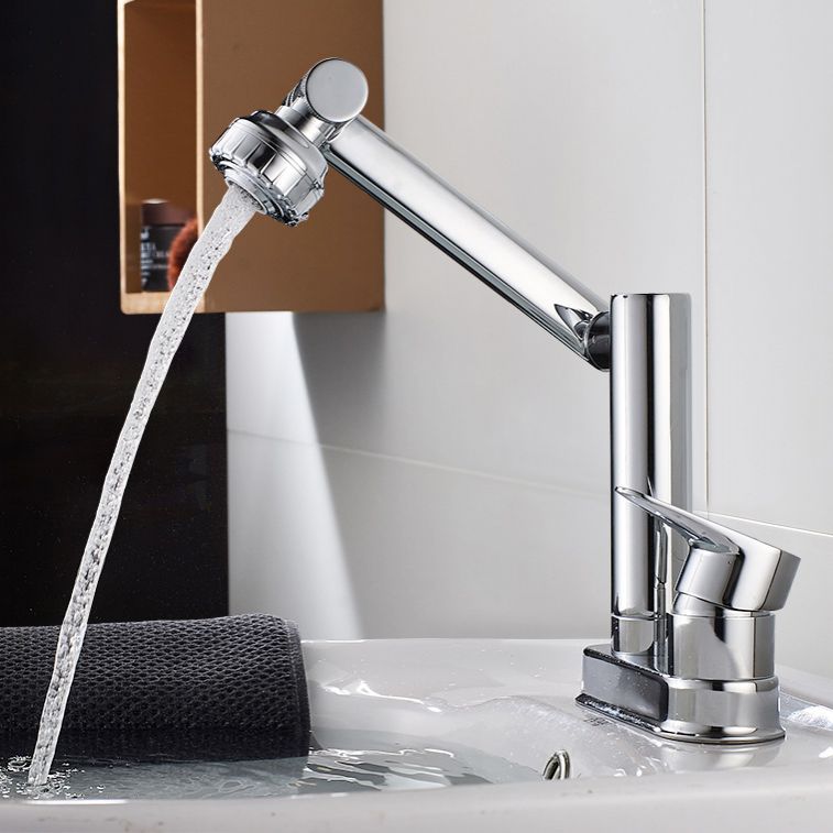 Modern 1-Handle Bathroom Sink Faucet 2 Hole Centerset Lavatory Faucet Clearhalo 'Bathroom Remodel & Bathroom Fixtures' 'Bathroom Sink Faucets' 'Bathroom Sinks & Faucet Components' 'bathroom_sink_faucets' 'Home Improvement' 'home_improvement' 'home_improvement_bathroom_sink_faucets' 1200x1200_1d7a6673-4c27-4c53-8740-fbfe4efba48f