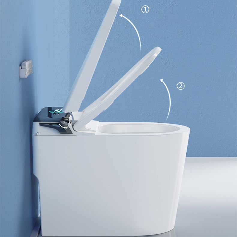 Modern Heated Seat Toilet Bowl Floor Mount ABS Toilet with Toilet Seat Clearhalo 'Bathroom Remodel & Bathroom Fixtures' 'Home Improvement' 'home_improvement' 'home_improvement_toilets' 'Toilets & Bidets' 'Toilets' 1200x1200_1e06c6f9-e92e-40ea-ab69-e632ac17cffd