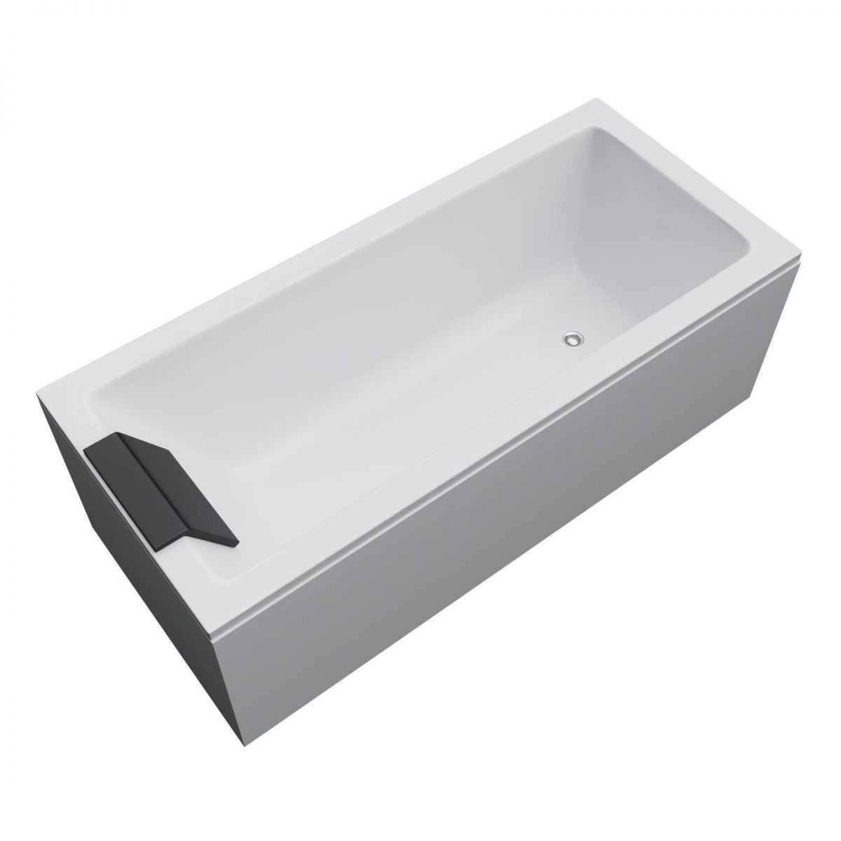 Flat Bottom Soaking Bathtub Antique Finish Rectangular Modern Tub Clearhalo 'Bathroom Remodel & Bathroom Fixtures' 'Bathtubs' 'Home Improvement' 'home_improvement' 'home_improvement_bathtubs' 'Showers & Bathtubs' 1200x1200_1e500b82-6d99-4d24-861d-87ea820b3eb6