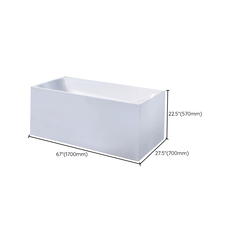 Antique Finish Bathtub Modern Rectangular Back to Wall Soaking Bath Tub Clearhalo 'Bathroom Remodel & Bathroom Fixtures' 'Bathtubs' 'Home Improvement' 'home_improvement' 'home_improvement_bathtubs' 'Showers & Bathtubs' 1200x1200_1e7e8a5e-5b50-47ae-bfef-2eaf797cf5a7