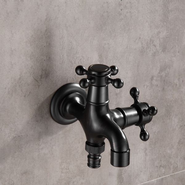 Widespread Bathroom Sink Faucet Wall Mounted Cross Handle Faucet Clearhalo 'Bathroom Remodel & Bathroom Fixtures' 'Bathroom Sink Faucets' 'Bathroom Sinks & Faucet Components' 'bathroom_sink_faucets' 'Home Improvement' 'home_improvement' 'home_improvement_bathroom_sink_faucets' 1200x1200_1e978a58-4508-4986-b30c-b8d4a88b9923