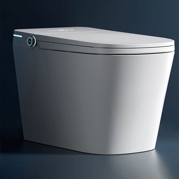 White Elongated Floor Mount Bidet with Warm Air Dryer Antimicrobial Clearhalo 'Bathroom Remodel & Bathroom Fixtures' 'Bidets' 'Home Improvement' 'home_improvement' 'home_improvement_bidets' 'Toilets & Bidets' 1200x1200_1e9dbdfc-3559-48c6-b26b-c6bccdd8febb