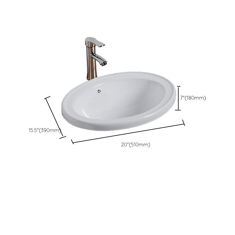 Modern Style Bathroom Sink Oval Porcelain Undermount Bathroom Sink Clearhalo 'Bathroom Remodel & Bathroom Fixtures' 'Bathroom Sinks & Faucet Components' 'Bathroom Sinks' 'bathroom_sink' 'Home Improvement' 'home_improvement' 'home_improvement_bathroom_sink' 1200x1200_1eaf622c-c4d3-444c-8ad0-9bda1f958229