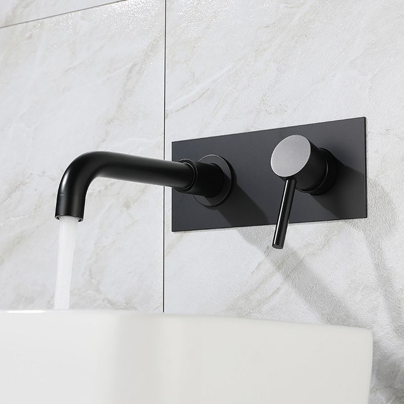 Glam Style Faucet Single Handle Wall Mounted Faucet for Bathroom Clearhalo 'Bathroom Remodel & Bathroom Fixtures' 'Bathroom Sink Faucets' 'Bathroom Sinks & Faucet Components' 'bathroom_sink_faucets' 'Home Improvement' 'home_improvement' 'home_improvement_bathroom_sink_faucets' 1200x1200_1eb7b9eb-99ce-40ae-b0e0-f321e6cf27ad