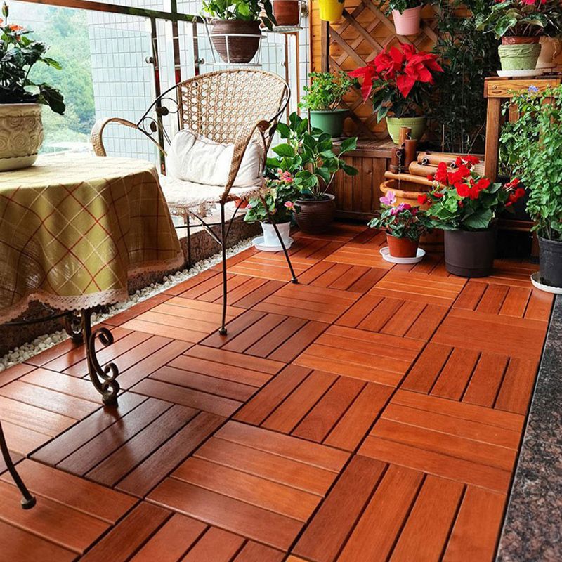 Waterproof Wood Flooring Tiles Engineered Traditional Flooring Tiles Clearhalo 'Flooring 'Hardwood Flooring' 'hardwood_flooring' 'Home Improvement' 'home_improvement' 'home_improvement_hardwood_flooring' Walls and Ceiling' 1200x1200_1eccad72-9da0-4754-8b12-581c3f3ba7cb