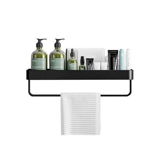 Contemporary Bathroom Accessories Hardware Set Aluminum Bath Shelf Clearhalo 'Bathroom Hardware Sets' 'Bathroom Hardware' 'Bathroom Remodel & Bathroom Fixtures' 'bathroom_hardware_sets' 'Home Improvement' 'home_improvement' 'home_improvement_bathroom_hardware_sets' 1200x1200_1ee1415b-f664-4f9c-9068-fb3cf5a608e2