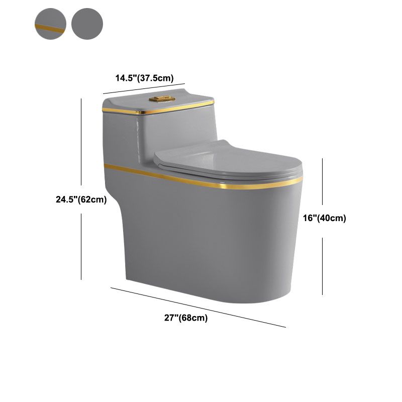 Traditional Flush Toilet Siphon Jet One-Piece Toilet with Slow Close Seat Clearhalo 'Bathroom Remodel & Bathroom Fixtures' 'Home Improvement' 'home_improvement' 'home_improvement_toilets' 'Toilets & Bidets' 'Toilets' 1200x1200_1f935e3f-5872-4921-ab9b-59bc0b369820