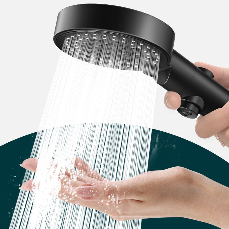 Modern Handheld Supercharged Shower Head Round Turbo Spray Head Clearhalo 'Bathroom Remodel & Bathroom Fixtures' 'Home Improvement' 'home_improvement' 'home_improvement_shower_heads' 'Shower Heads' 'shower_heads' 'Showers & Bathtubs Plumbing' 'Showers & Bathtubs' 1200x1200_1fa56d0e-baad-46c6-8ebf-9a7745e813bb