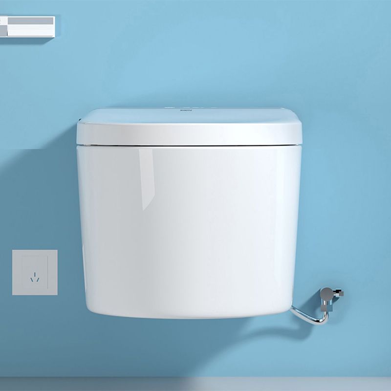 Elongated Smart Wall Mounted Bidet 14.17" H Toilet Seat Bidet with Warm Air Dryer Clearhalo 'Bathroom Remodel & Bathroom Fixtures' 'Bidets' 'Home Improvement' 'home_improvement' 'home_improvement_bidets' 'Toilets & Bidets' 1200x1200_1fc9c17d-c477-4062-8226-e6fd2c7da0aa