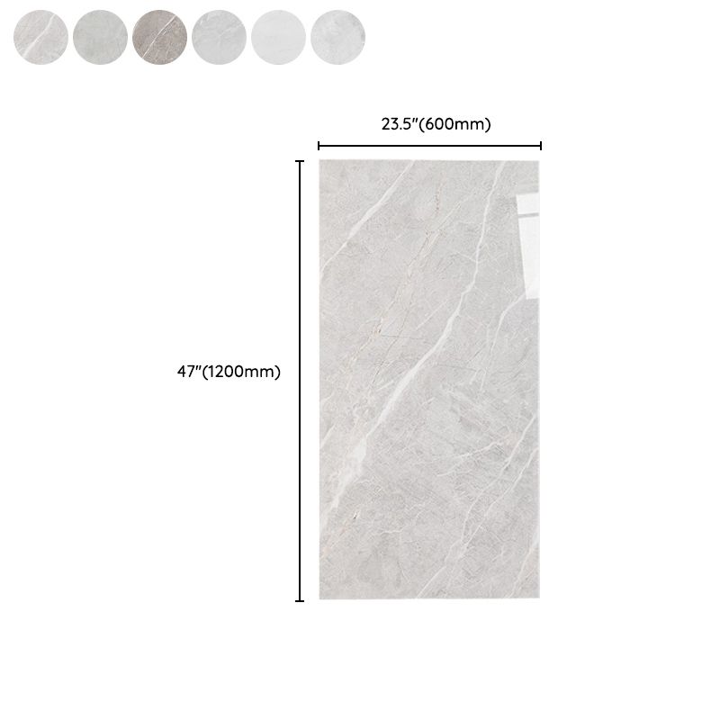 Marbling Floor Tile Straight Edge Polished Rectangle Singular Tile Clearhalo 'Floor Tiles & Wall Tiles' 'floor_tiles_wall_tiles' 'Flooring 'Home Improvement' 'home_improvement' 'home_improvement_floor_tiles_wall_tiles' Walls and Ceiling' 1200x1200_1fd36887-9ecb-46a1-96e8-2654a1cec9dd