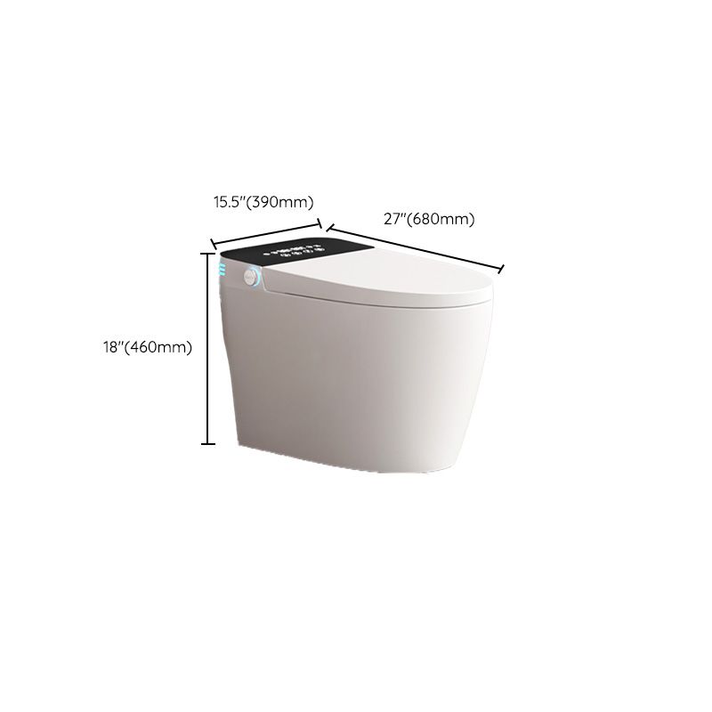 Ceramic Contemporary Heated Seat Foot Sensor Floor Mount Bidet Clearhalo 'Bathroom Remodel & Bathroom Fixtures' 'Bidets' 'Home Improvement' 'home_improvement' 'home_improvement_bidets' 'Toilets & Bidets' 1200x1200_1fe276f6-f18e-463c-af33-cd978e4322d6