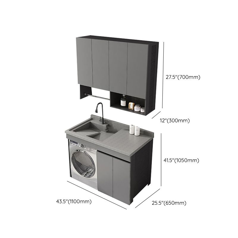 Faucet Included Freestanding Modern Bathroom Sink Vanity with Sink Clearhalo 'Bathroom Remodel & Bathroom Fixtures' 'Bathroom Vanities' 'bathroom_vanities' 'Home Improvement' 'home_improvement' 'home_improvement_bathroom_vanities' 1200x1200_1fe66314-d3a2-4d29-97d1-b1d7aeb12d98