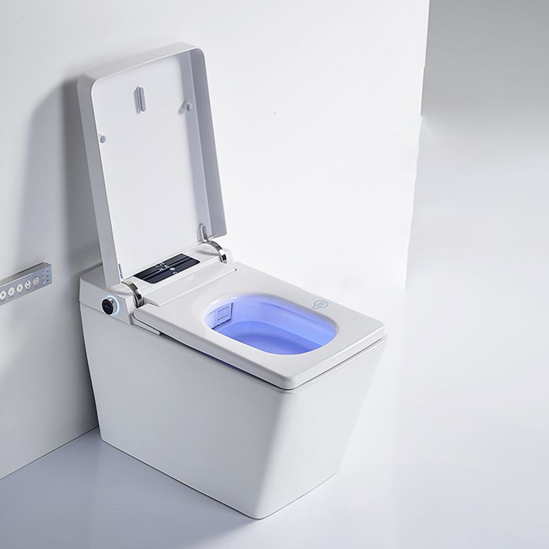 Minimalism Elongated All-in-One Bidet Ceramic Smart Toilet Bidet with Heated Seat Clearhalo 'Bathroom Remodel & Bathroom Fixtures' 'Bidets' 'Home Improvement' 'home_improvement' 'home_improvement_bidets' 'Toilets & Bidets' 1200x1200_1ff866f1-b690-4b5c-8157-1182b57d1ed6