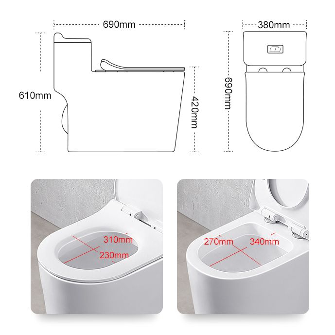 Modern Toilet Bowl One Piece Toilet Floor Mounted Siphon Jet Toilet Clearhalo 'Bathroom Remodel & Bathroom Fixtures' 'Home Improvement' 'home_improvement' 'home_improvement_toilets' 'Toilets & Bidets' 'Toilets' 1200x1200_201bd718-ad58-44dd-8137-8f7661320a2e