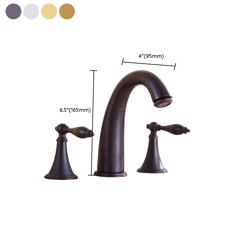 Copper Deck Mounted Roman Tub Faucet Low Arc Roman Tub Faucet Set Clearhalo 'Bathroom Remodel & Bathroom Fixtures' 'Bathtub Faucets' 'bathtub_faucets' 'Home Improvement' 'home_improvement' 'home_improvement_bathtub_faucets' 1200x1200_205bc93c-3777-4a31-8f62-c88519814561