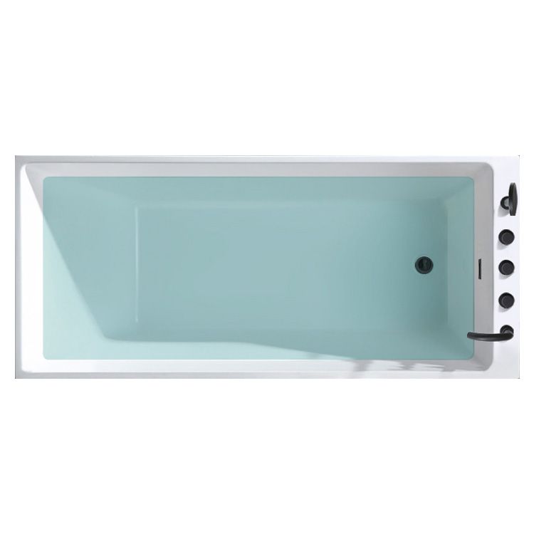 Rectangular Back to Wall Bathtub Bathroom Acrylic Soaking Bath Tub Clearhalo 'Bathroom Remodel & Bathroom Fixtures' 'Bathtubs' 'Home Improvement' 'home_improvement' 'home_improvement_bathtubs' 'Showers & Bathtubs' 1200x1200_20677b48-6f9c-40be-90d1-606317efc984