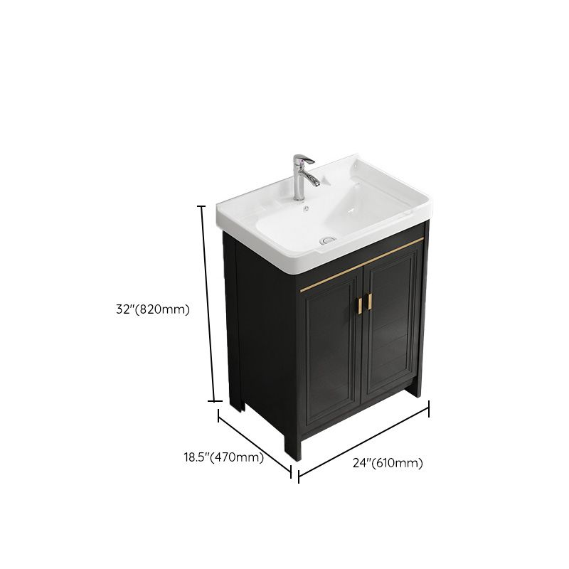 Free Standing Vanity Sink Ceramic Sink Drawers Faucet Vanity Set with Mirror Clearhalo 'Bathroom Remodel & Bathroom Fixtures' 'Bathroom Vanities' 'bathroom_vanities' 'Home Improvement' 'home_improvement' 'home_improvement_bathroom_vanities' 1200x1200_20790347-57b9-4b68-a58b-9a9e18977feb