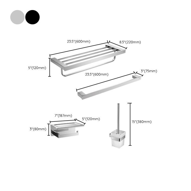 Luxury Bathroom Hardware Set Bathroom Shelf Bathroom Accessory Kit Clearhalo 'Bathroom Hardware Sets' 'Bathroom Hardware' 'Bathroom Remodel & Bathroom Fixtures' 'bathroom_hardware_sets' 'Home Improvement' 'home_improvement' 'home_improvement_bathroom_hardware_sets' 1200x1200_208a94d5-8969-4fcf-b55d-7a97a75bc609