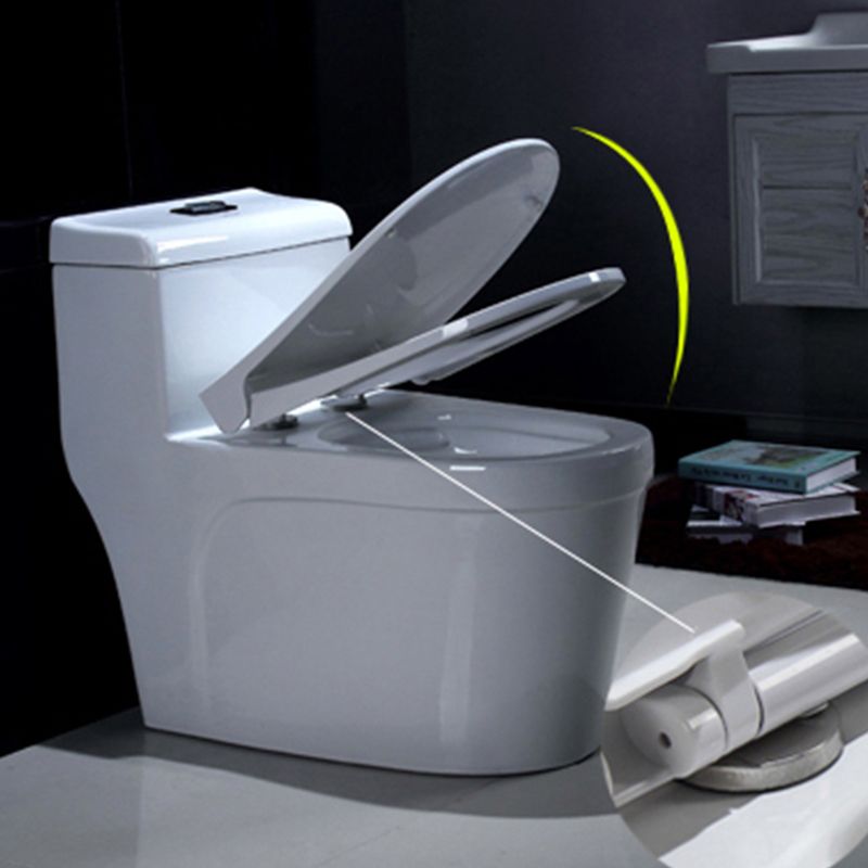 Contemporary White Flush Toilet Floor Mount Toilet Bowl for Washroom Clearhalo 'Bathroom Remodel & Bathroom Fixtures' 'Home Improvement' 'home_improvement' 'home_improvement_toilets' 'Toilets & Bidets' 'Toilets' 1200x1200_20aa11c8-a77f-44a5-a9dc-9093847c0470