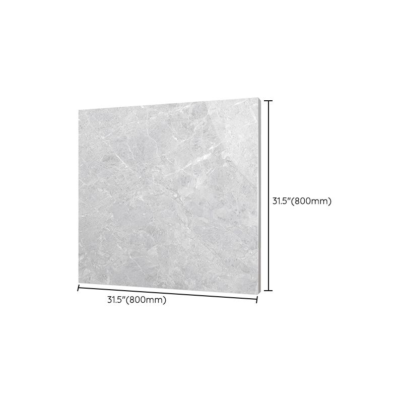 Marbling Square Floor Tile Straight Edge Slip Resistant Polished Tile Clearhalo 'Floor Tiles & Wall Tiles' 'floor_tiles_wall_tiles' 'Flooring 'Home Improvement' 'home_improvement' 'home_improvement_floor_tiles_wall_tiles' Walls and Ceiling' 1200x1200_20badf29-3d1f-4a10-811b-1f6da9384641