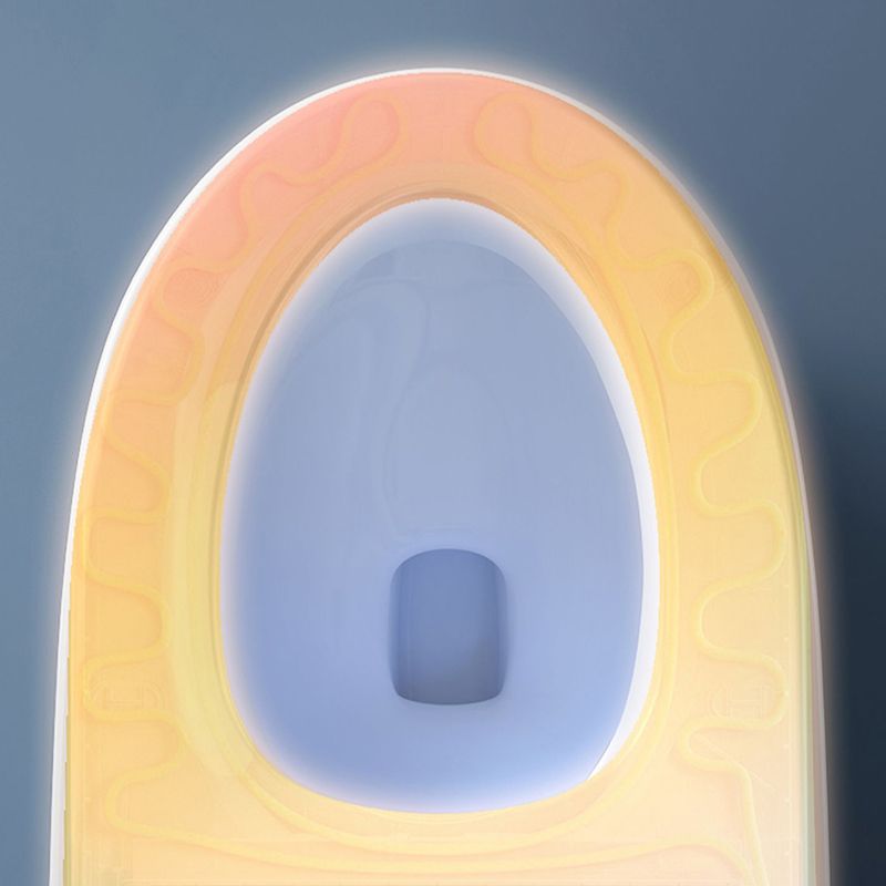 19.7" H Elongated Toilet Seat Bidet of Vitreous China with Heated Sea Clearhalo 'Bathroom Remodel & Bathroom Fixtures' 'Bidets' 'Home Improvement' 'home_improvement' 'home_improvement_bidets' 'Toilets & Bidets' 1200x1200_20baf361-f159-4aba-82c1-4fae641168ee
