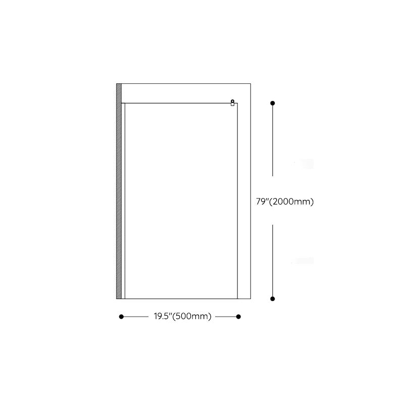 Tempered Glass Transparent Alcove Shower Enclosure with Header Clearhalo 'Bathroom Remodel & Bathroom Fixtures' 'Home Improvement' 'home_improvement' 'home_improvement_shower_stalls_enclosures' 'Shower Stalls & Enclosures' 'shower_stalls_enclosures' 'Showers & Bathtubs' 1200x1200_212bc31a-0100-4fc1-b7b1-e93fd39dd3fb