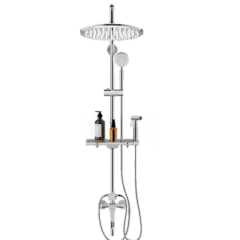 Shower Set Shower Head Pressurized Bath Bathroom Faucet Bath Stainless Steel Clearhalo 'Bathroom Remodel & Bathroom Fixtures' 'Home Improvement' 'home_improvement' 'home_improvement_shower_faucets' 'Shower Faucets & Systems' 'shower_faucets' 'Showers & Bathtubs Plumbing' 'Showers & Bathtubs' 1200x1200_2146266d-fe1f-4b75-aad6-ef94b3df39db