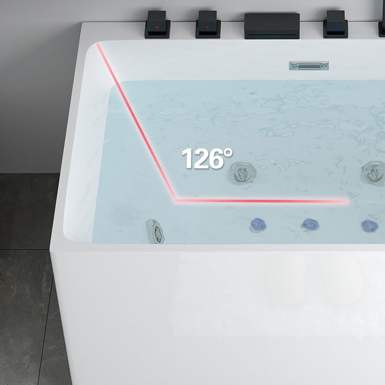 Acrylic Soaking Modern Bathtub Antique Finish Rectangular Bath Tub Clearhalo 'Bathroom Remodel & Bathroom Fixtures' 'Bathtubs' 'Home Improvement' 'home_improvement' 'home_improvement_bathtubs' 'Showers & Bathtubs' 1200x1200_21624fd9-d49e-4d26-8b2a-046aad019511