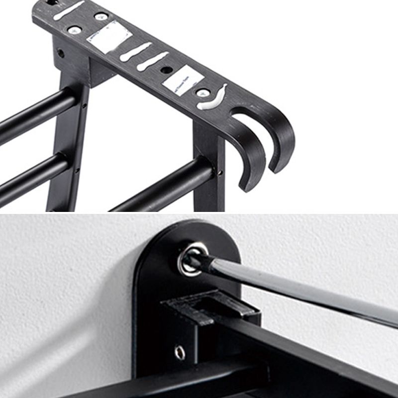 Modern Bathroom Hardware Black Paper Holder Bath Shelf Bathroom Accessory Kit Clearhalo 'Bathroom Hardware Sets' 'Bathroom Hardware' 'Bathroom Remodel & Bathroom Fixtures' 'bathroom_hardware_sets' 'Home Improvement' 'home_improvement' 'home_improvement_bathroom_hardware_sets' 1200x1200_216e38e3-058b-48ca-8026-c32d7c64b352